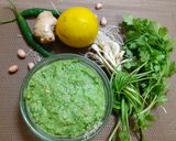 A picture of step 4 of Green Garlic-Corainder Chutney.