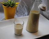 A picture of step 4 of Green tea milk.