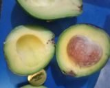 Foto langkah ke 1 dari resep Es Campur Cocopandan Alpukat Buah Naga.