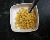 A picture of step 2 of Boondi curd.