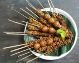 Foto langkah ke 8 dari resep Sate Usus Telor Puyuh ala angkringan.