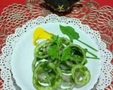 A picture of step 4 of Laccha Pyaaz Salad.