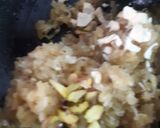 A picture of step 3 of Apple coconut burfi.