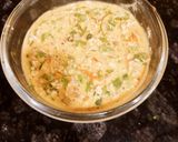 A picture of step 2 of Oats Chilla.