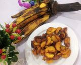 A picture of step 1 of Plantain Veggies.