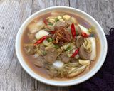 Foto langkah ke 5 dari resep Tumis Sawi Putih Bakso.