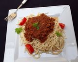 A picture of step 7 of Spaghetti Bolognese (Italian Style).