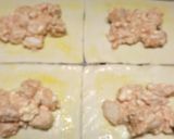 A picture of step 2 of Chicken and feta pastry parcels.