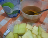 Foto langkah ke 1 dari resep Es Melon Serut.