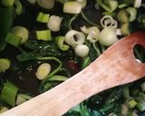 Medvehagymás mozarellás fitt spagetti recept fázis 3 fotója