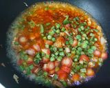 A picture of step 2 of Mexican Vegetable Soup with Nachos.