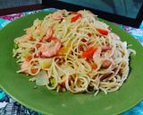 Foto langkah ke 4 dari resep Spaghetti aglio olio.