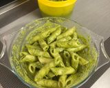 A picture of step 9 of Basil Pesto Pasta.