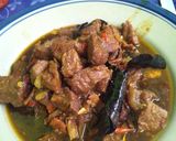 Foto langkah ke 4 dari resep Semur Daging Sapi - Daging Sapi Kuah Kecap Pedas.