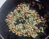 A picture of step 2 of Sprouts chaat.