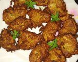 A picture of step 6 of Kadu ke pakory(pumpkin fritters).
