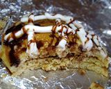 A picture of step 2 of Pan cake muffins.