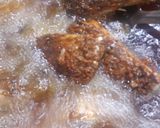 A picture of step 2 of Fry fish and imlli ki chattni.