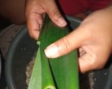 Foto langkah ke 6 dari resep Paes ketan pisang.