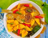 Foto langkah ke 4 dari resep Seri Seafood. Terisi Kuah Nanas Khas Palembang.