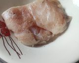 Foto del paso 1 de la receta: Filete de pescado al ajillo 🥘 con camarones