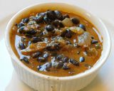 A picture of step 6 of Black beans kootu.
