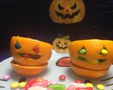 Foto del paso 3 de la receta: Naranjas Decoradas en Forma de Calabaza!!