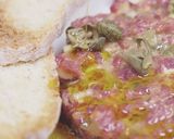 A picture of step 4 of Steak Tartar.