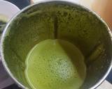 Nước rau má bước làm 3 hình