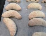 Mandulás, marcipános szilvalekváros kiflicskék gluténmentesen recept fázis 7 fotója