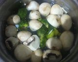 A picture of step 1 of Matar mushroom.
