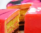 عکس مرحله 21 از دستور آموزش پایه ای و اصولی روکش براق کیک، کیک آینه ای (کیک براق)