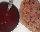 A picture of step 3 of Suji chila.