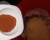 A picture of step 2 of Kabab karahi.