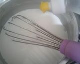 A picture of step 1 of Layered Muhallabia.