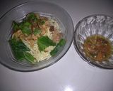 Foto langkah ke 7 dari resep Mie ayam plus sambel Simpel.