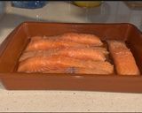 Foto del paso 3 de la receta: Salmón a la naranja con judías verdes al horno