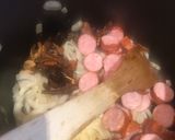 A picture of step 4 of Babcia’s Polish Bigos.