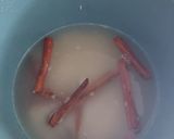 A picture of step 3 of Arroz con leche.