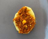 A picture of step 4 of Khambhati dabda bhajia.