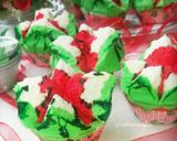 Foto langkah ke 8 dari resep Bolu Kukus Semangka.
