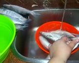 صورة لخطوة 1 من وصفة السمك البوري في الفرن ومشوي بالرده