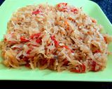 Foto langkah ke 7 dari resep Oseng Pepaya Muda dan Ikan Teri.