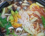 Hình bước làm 6 của món Lẩu nấm chay