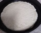 A picture of step 3 of Araibian pizza bread.