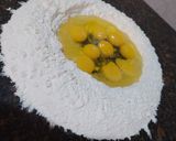 Foto del paso 1 de la receta: Pasta al huevo 🍝