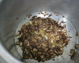 A picture of step 2 of Kabli chana pilau.
