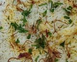 A picture of step 9 of Chicken biryani.
