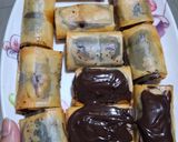 Foto langkah ke 4 dari resep Pisang Cokelat (Lumpia Pisang cokelat).