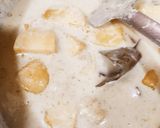 A picture of step 9 of White gravy kashmiri Aloo Dum.